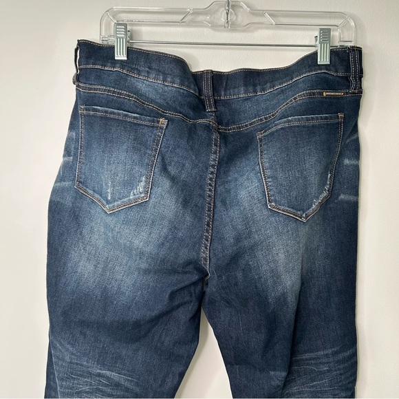 New York & Company Soho Jeans  Embroidered Jeans size 12 ankle - Picture 8 of 13